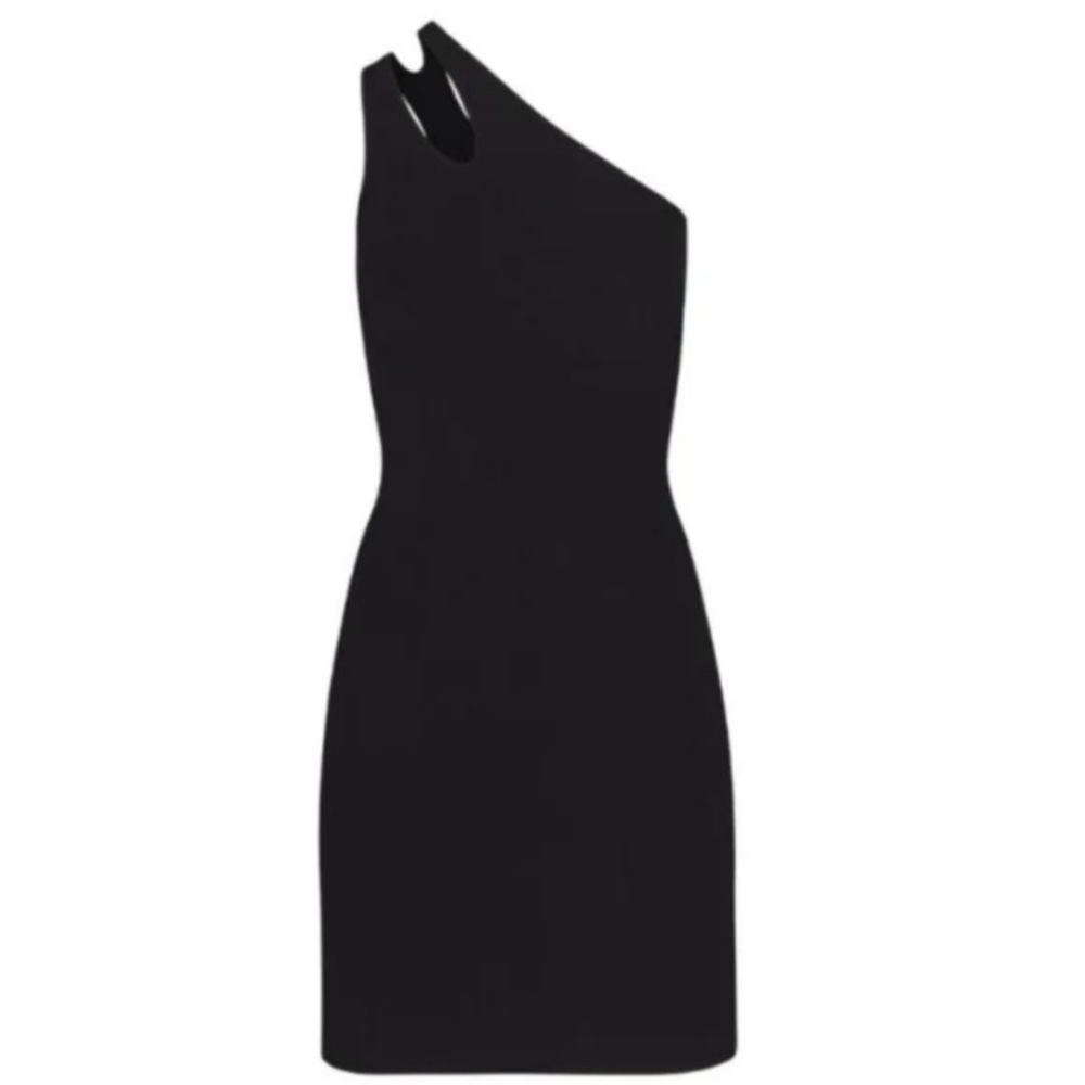 Skims Cut Out One Shoulder Soft Lounge Mini Dress